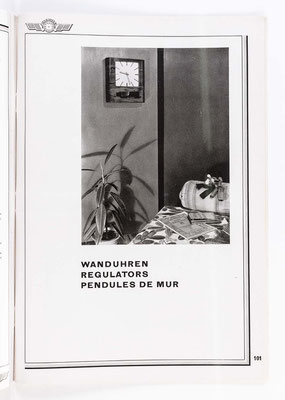 Kienzle Uhrenkatalog Nr. 634, von 1934, Seite 101