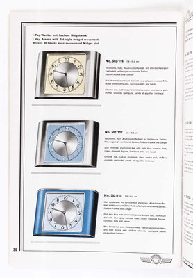 Kienzle Uhrenkatalog Nr. 634, von 1934, Seite 30
