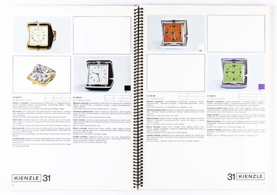 Uhrenkatalog der Kienzle Uhrenfabrik Schwenningen, von 1968, Katalognummer 305