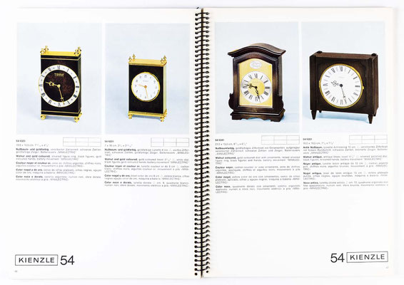 Uhrenkatalog der Kienzle Uhrenfabrik Schwenningen, von 1968, Katalognummer 305