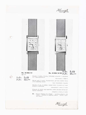 Kienzle Uhrenkatalog für Taschen- und Armbanduhren, Schwenningen, 1939, Seite 51