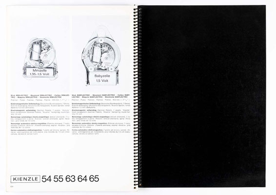 Uhrenkatalog der Kienzle Uhrenfabrik Schwenningen, von 1968, Katalognummer 305