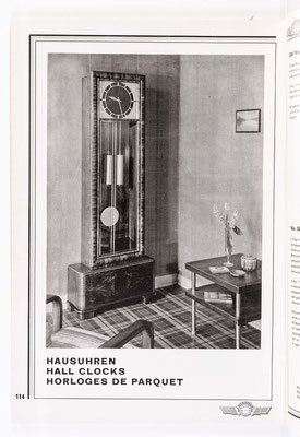 Kienzle Uhrenkatalog Nr. 634, von 1934, Seite 114