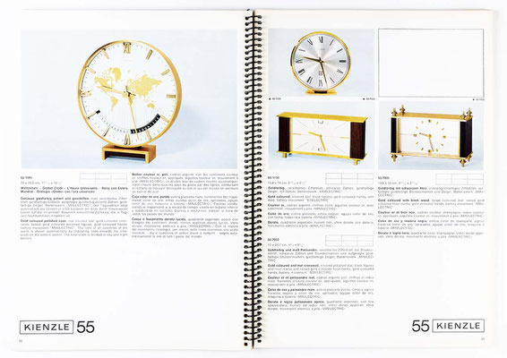 Uhrenkatalog der Kienzle Uhrenfabrik Schwenningen, von 1968, Katalognummer 305