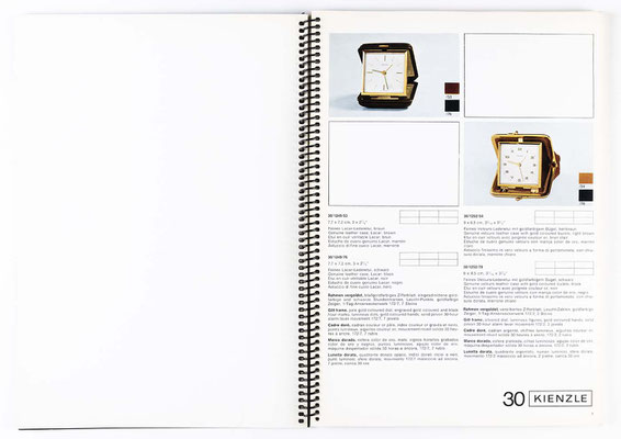 Uhrenkatalog der Kienzle Uhrenfabrik Schwenningen, von 1968, Katalognummer 305