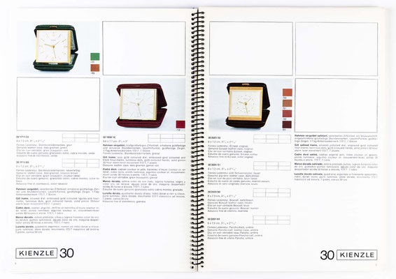 Uhrenkatalog der Kienzle Uhrenfabrik Schwenningen, von 1968, Katalognummer 305