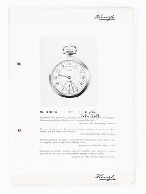Kienzle Uhrenkatalog für Taschen- und Armbanduhren, Schwenningen, 1939, Seite 24