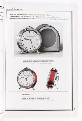 Kienzle Uhrenkatalog Nr. 634, von 1934, Seite 53