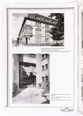 Kienzle Uhrenkatalog Nr. 634, von 1934, Seite 2
