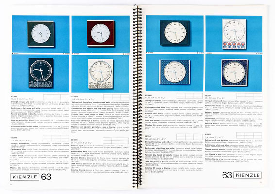 Uhrenkatalog der Kienzle Uhrenfabrik Schwenningen, von 1968, Katalognummer 305