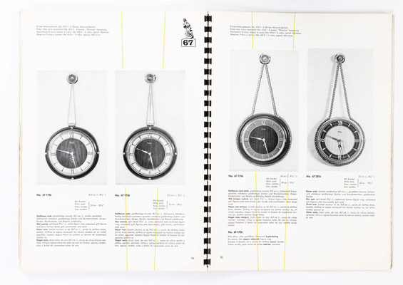 Kienzle Uhrenfabrik Schwenningen, Uhrenkatalog Nummer 153 von 1955, Seite 48