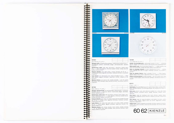Uhrenkatalog der Kienzle Uhrenfabrik Schwenningen, von 1968, Katalognummer 305
