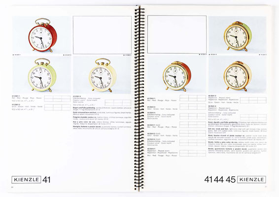 Uhrenkatalog der Kienzle Uhrenfabrik Schwenningen, von 1968, Katalognummer 305