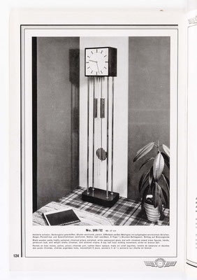 Kienzle Uhrenkatalog Nr. 634, von 1934, Seite 124