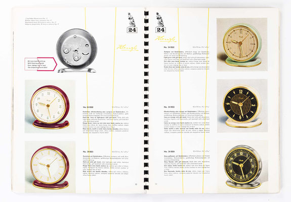 Kienzle Uhrenfabrik Schwenningen, Uhrenkatalog Nummer 153 von 1955, Seite 6