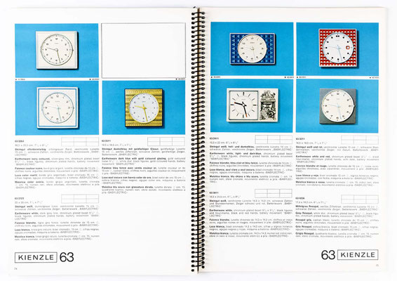 Uhrenkatalog der Kienzle Uhrenfabrik Schwenningen, von 1968, Katalognummer 305