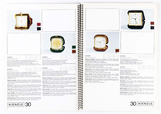 Uhrenkatalog der Kienzle Uhrenfabrik Schwenningen, von 1968, Katalognummer 305