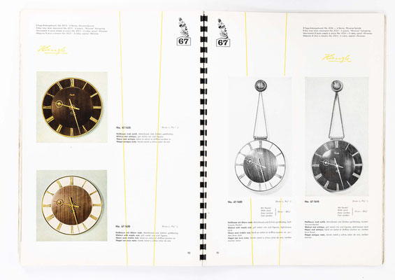 Kienzle Uhrenfabrik Schwenningen, Uhrenkatalog Nummer 153 von 1955, Seite 46