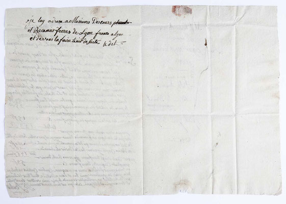 Lettre, Louis Ogier Horloger a Morez, 29.03.1825