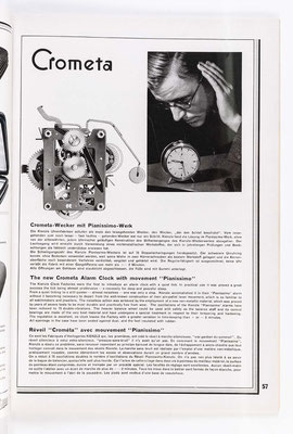 Kienzle Uhrenkatalog Nr. 634, von 1934, Seite 57