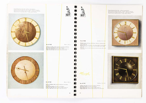Kienzle Uhrenfabrik Schwenningen, Uhrenkatalog Nummer 153 von 1955, Seite 45