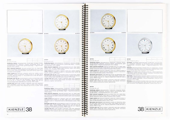 Uhrenkatalog der Kienzle Uhrenfabrik Schwenningen, von 1968, Katalognummer 305