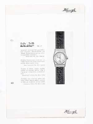 Kienzle Uhrenkatalog für Taschen- und Armbanduhren, Schwenningen, 1939, Seite 42