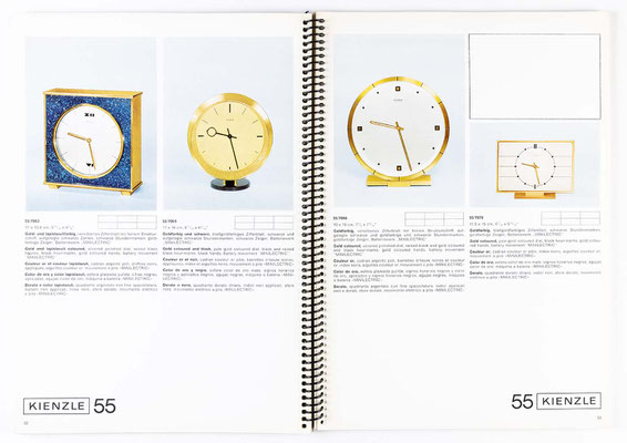 Uhrenkatalog der Kienzle Uhrenfabrik Schwenningen, von 1968, Katalognummer 305