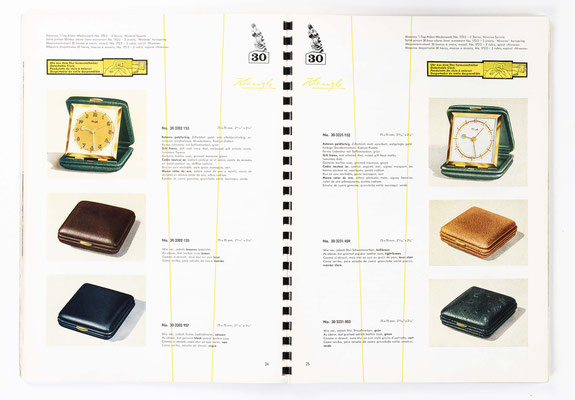 Kienzle Uhrenfabrik Schwenningen, Uhrenkatalog Nummer 153 von 1955, Seite 13