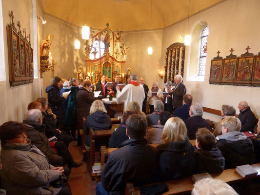 Festhochamt in der Korlinger Kapelle St. Valentin, 14.02.2016