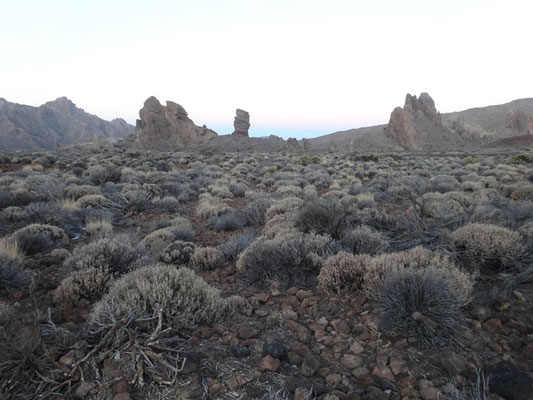 Lever du jour au parque nacional del Teide