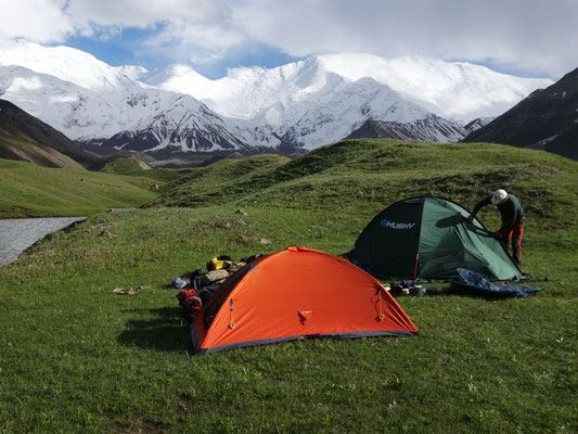 Notre campement à 3 600 m