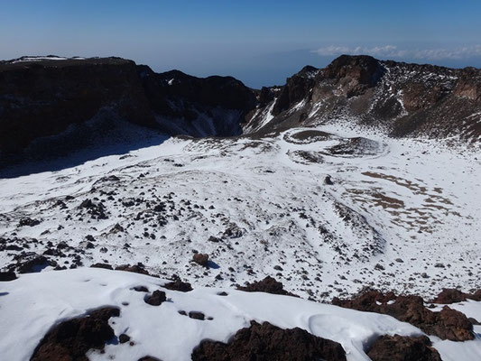 Cratère d'explosion du Pico Viejo