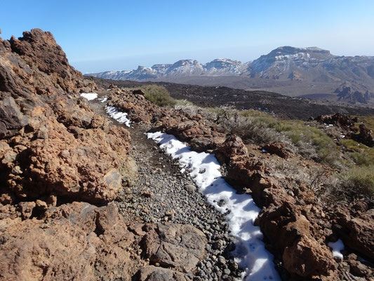 Vue sur la crête de Grieta