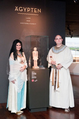 Kalizad und Senenmut, Auftritt in den Reiss-Engelhorn Museen, Foto: Carolin Breckle, Auftritt in den Reiss-Engelhorn Museen