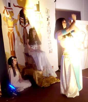 Foto: R. Hannig, Tanz-und Theaterszenen zur szenischen Lesung "Hatschepsut", Reiss-Engelhorn Museen