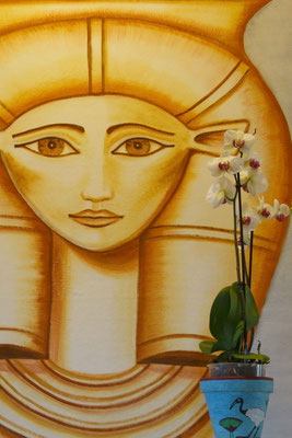 Hathor, Malerei: Daniela Rutica, Photo: Jennifer Peppler