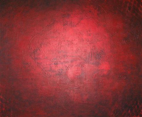 OPEN PLEK IN HET BOS 1.20 X 1.00m (3D) Acrylverf op linnen