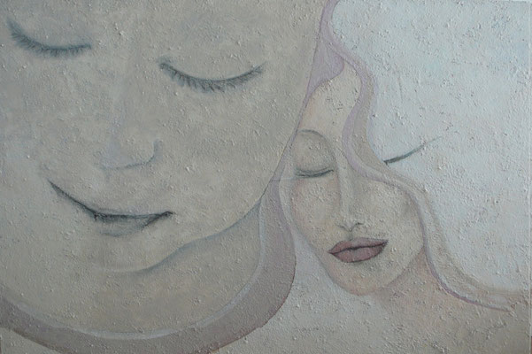 VIVA LA VIDA  1.20 x 1.00m (3D) Acrylverf op linnen.