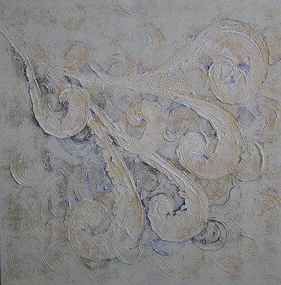 BURLESQUE         1.00 x 1.00m (3D)   Acrylverf op linnen