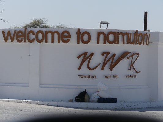 L'entrée du camp de Namutoni