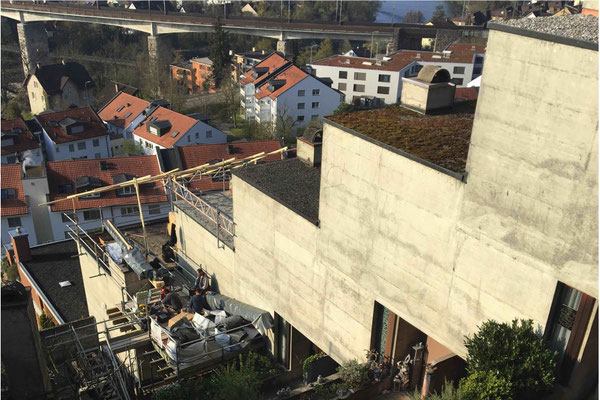 Dachsanierung Terrassensiedlung Mühlehalde, Umiken