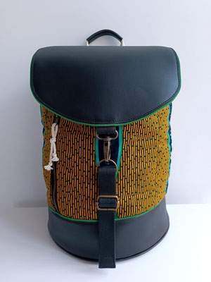La Fabrique Fournié maroquinerie -  Sac à dos bi-matière - Le Durbané