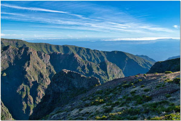 Col Pico de Arieiro 1811m