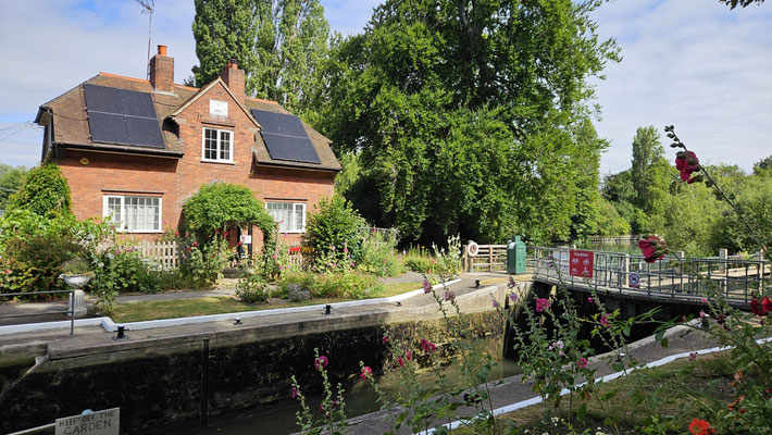 Schleuse an der Themse