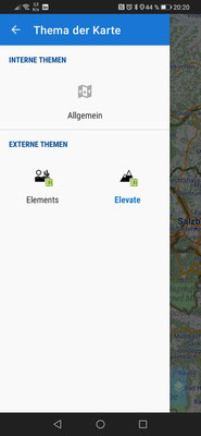 Thema der Karte