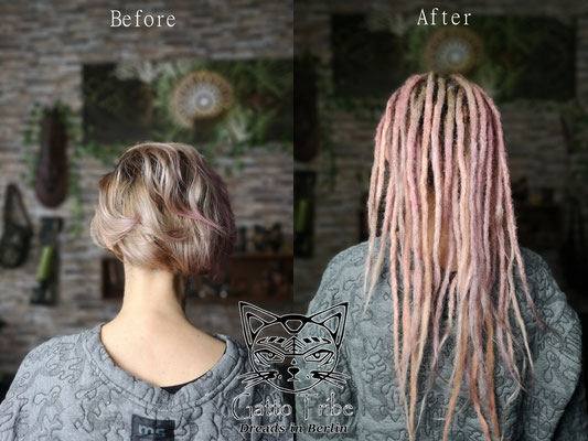 Dreaderstellung, neue Dreads in Berlin 067 ( 43 Dreads mit Extensions)