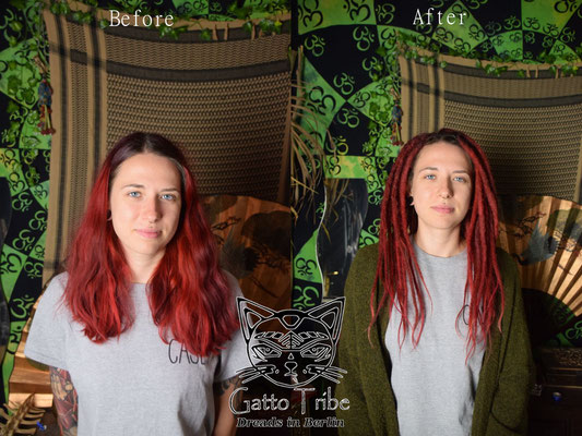 Dreaderstellung, neue Dreads in Berlin 052 ( 66 Dreads mit Extensions)