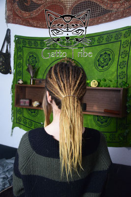 Dreaderstellung, neue Dreads in Berlin 024 (66 Dreads ohne Extensions)