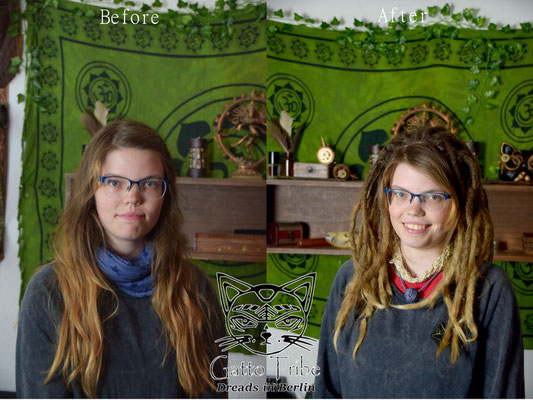 Dreaderstellung, neue Dreads in Berlin 046 ( 43 Dreads mit Extensions)